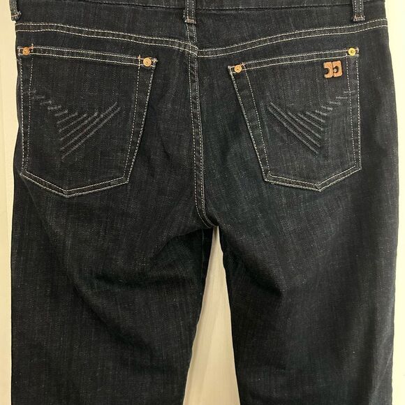 Joe's Jeans The Muse Mid Rise Women’s Flare  Leg Dark Blue Denim Jeans Size 31 - Picture 3 of 11